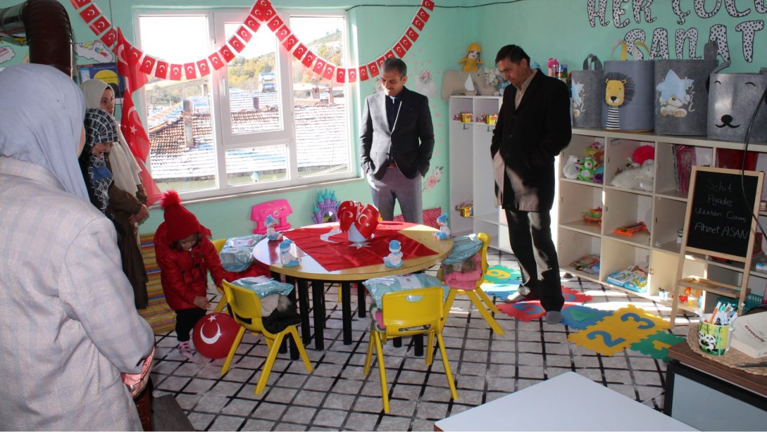 Göncek İlkokulunda Şehit Piyade Uzman Çavuş Ahmet Ahmet Asan Köşesi Oluşturuldu