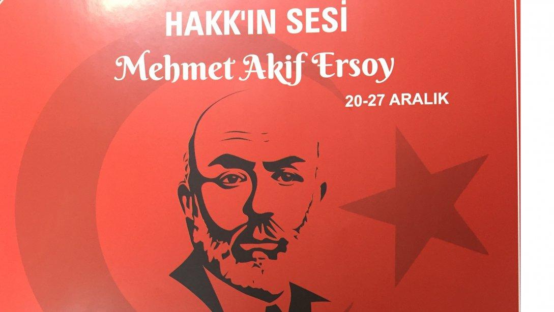 Hakk'ın Sesi Mehmet Akif Ersoy'u Anma Haftası