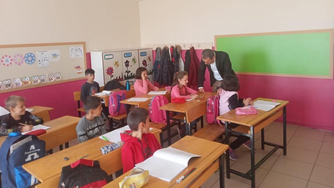 İlçe Milli Eğitim Müdürümüz Sayın Bilal ŞEN,  Yarış Köyü İlkokulunu ziyaret etti