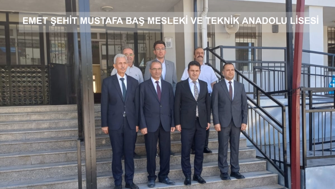 Mesleki ve Teknik Eğitim Genel Müdürü Sayın Salih KAYGUSUZ İlçemizi Ziyaret Etti